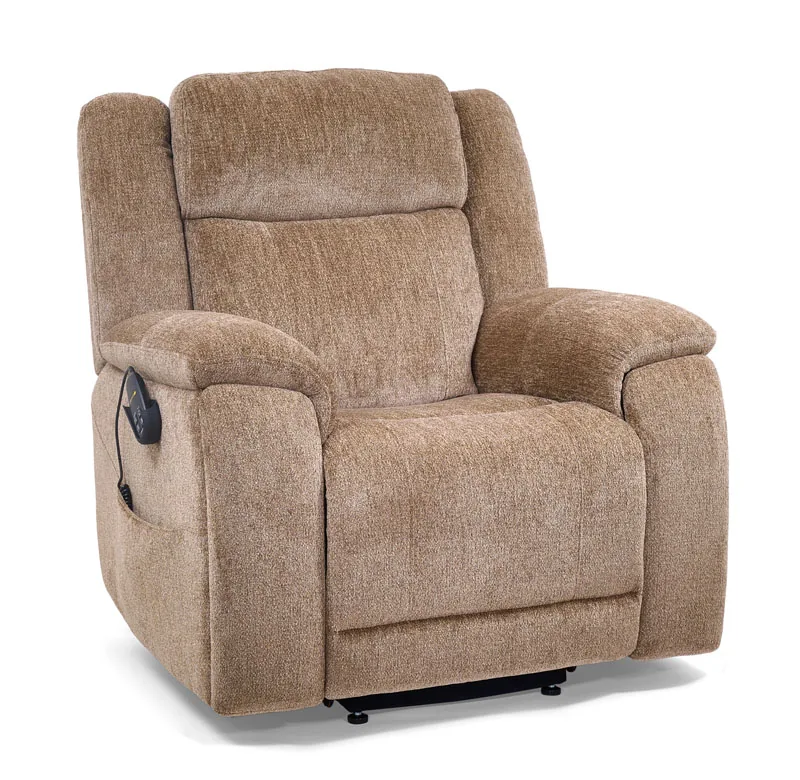 Golden Halo power lift recliner with a chaise seat and clean seam detailing.