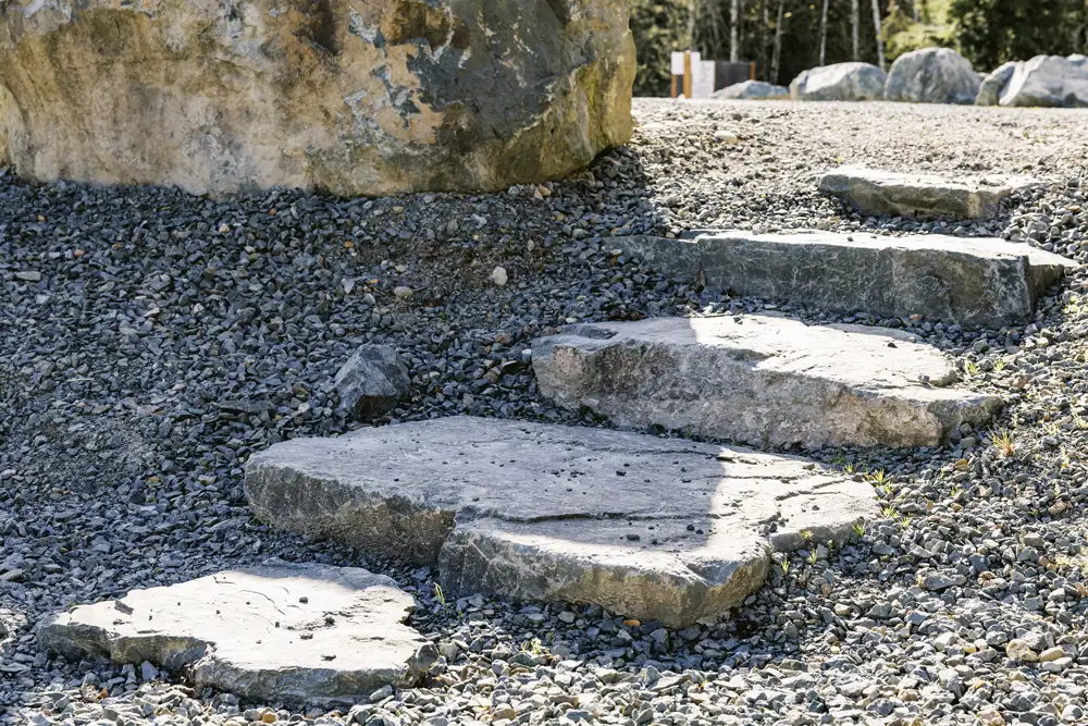 Flat rock stepping stones | Skaglund Quarry | Arlington, WA