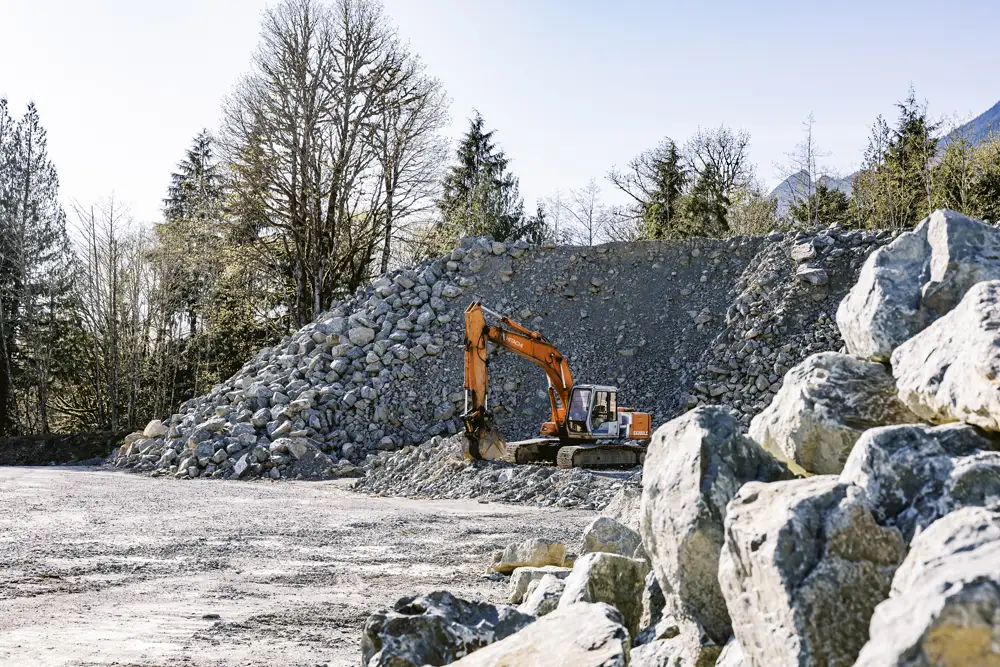 Pile of two man rocks at the quarry | Skaglund Quarry | Arlington, WA