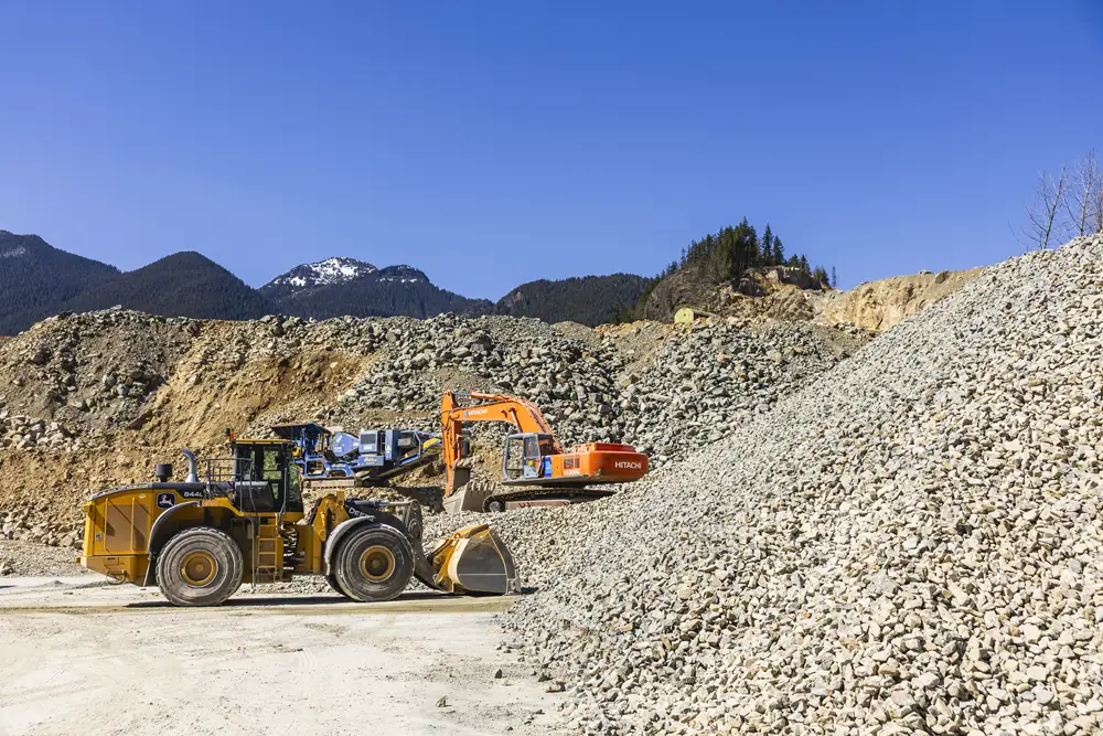Delivery or pickup quarry spalls | Skaglund Quarry | Arlington, WA