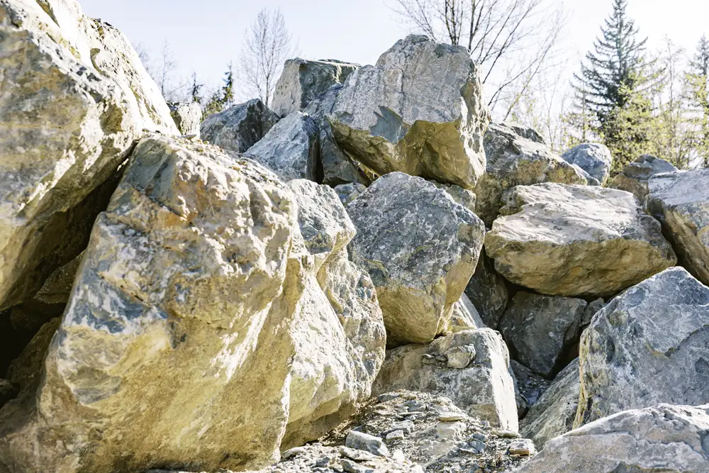 Bulk jetty stone for sale | Skaglund Quarry | Arlington, WA