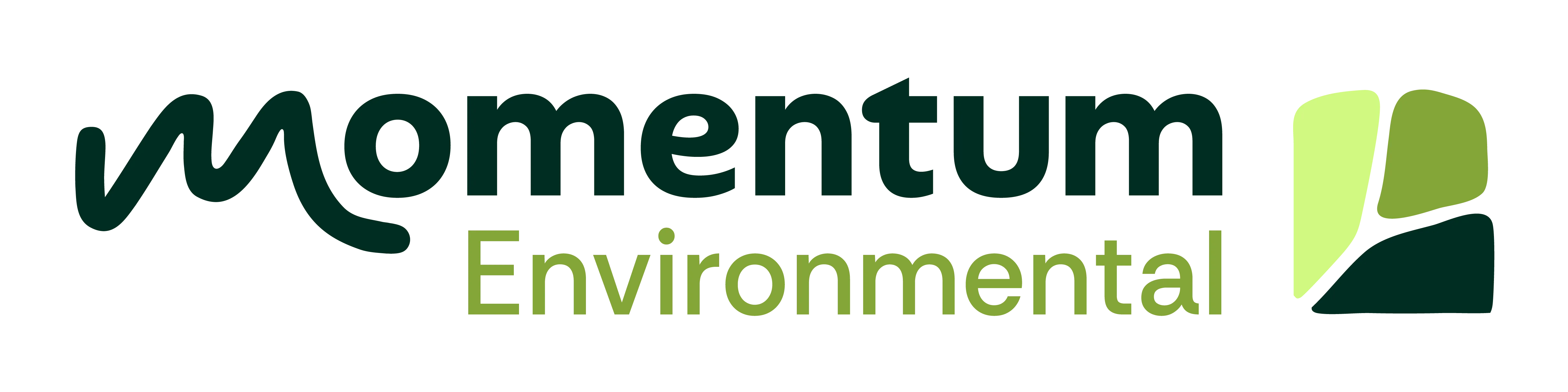 Momentum Environmental logo dark version