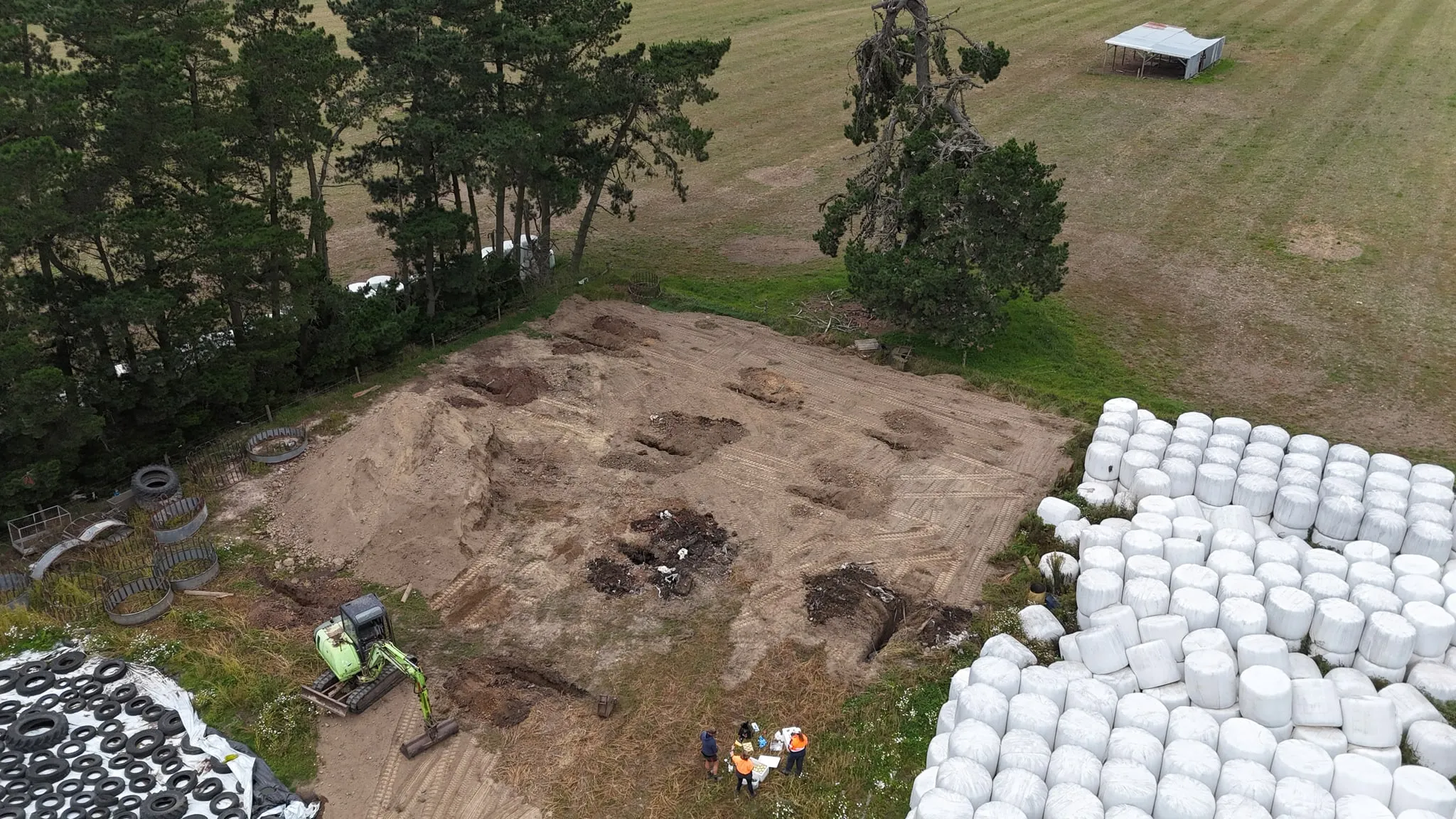 Soil contamination assessment on active excavation site