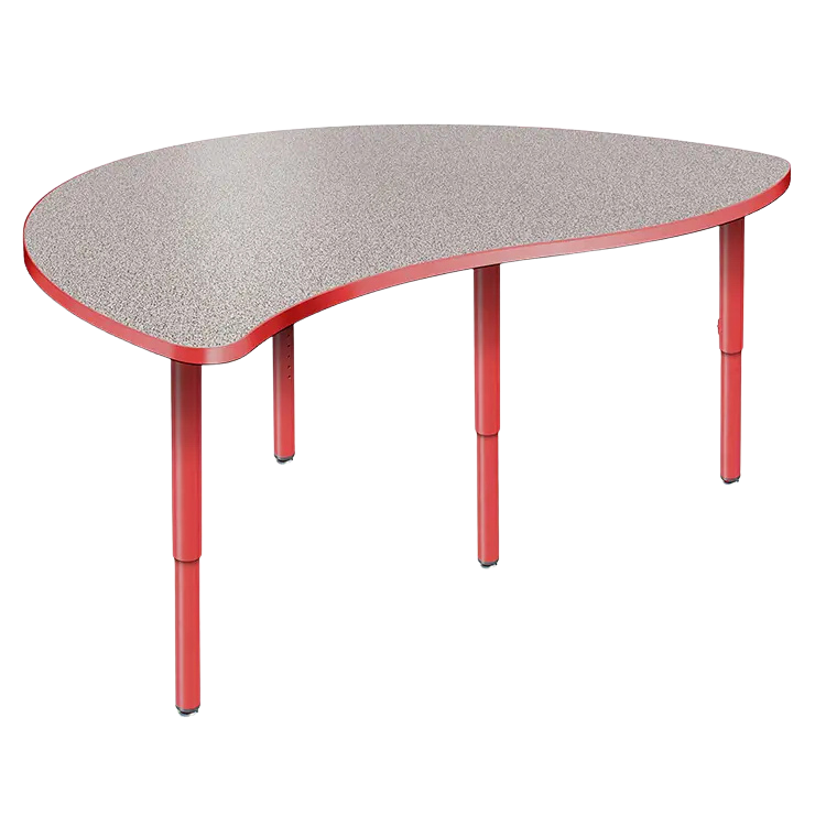 Single student desk with under-seat book storage.