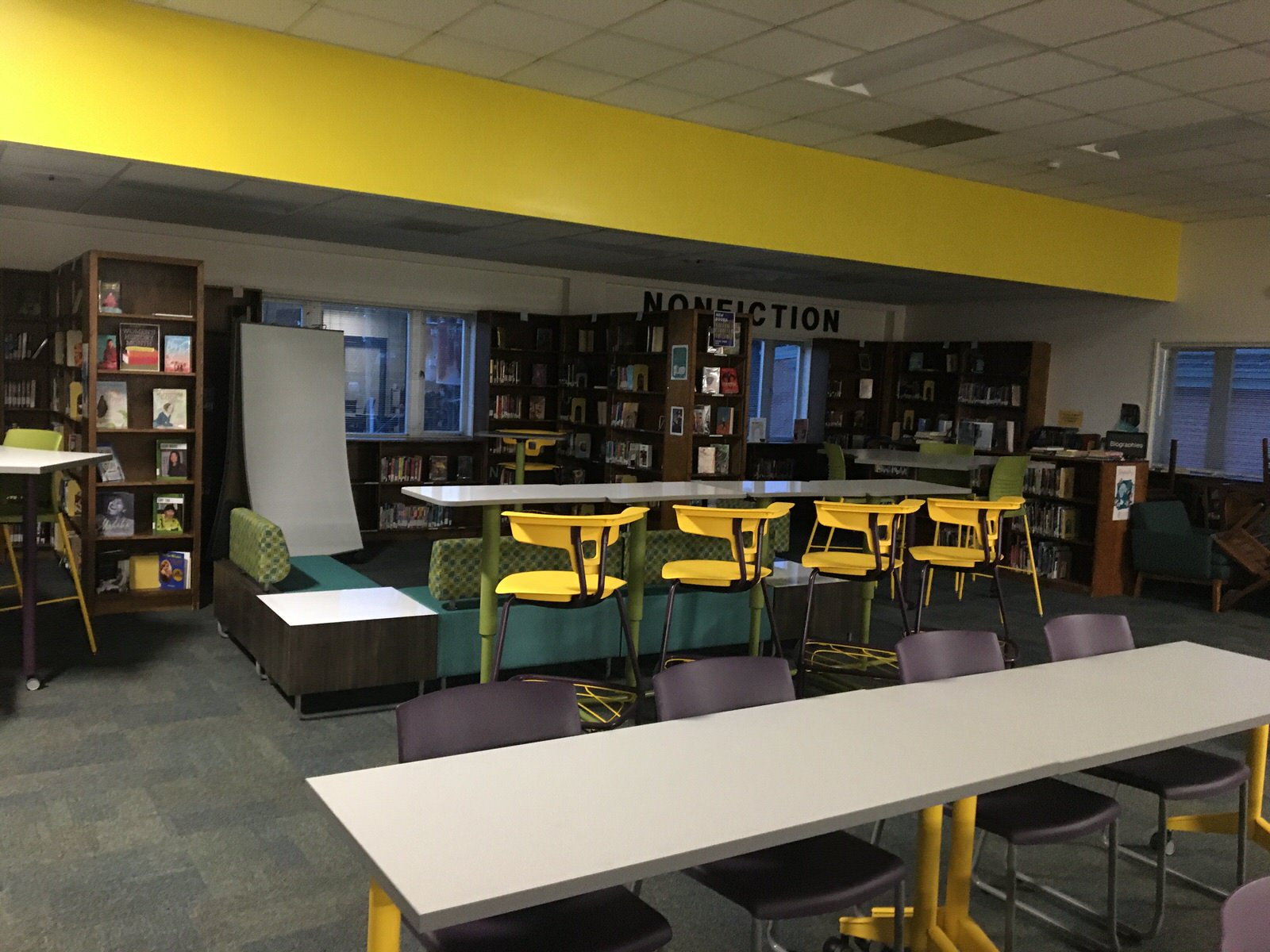 George Moses Horton Middle School classroom furniture installation