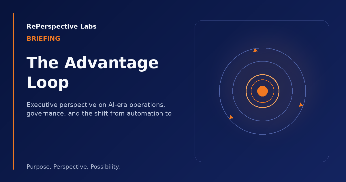 The Advantage Loop: Building Compounding AI Capability