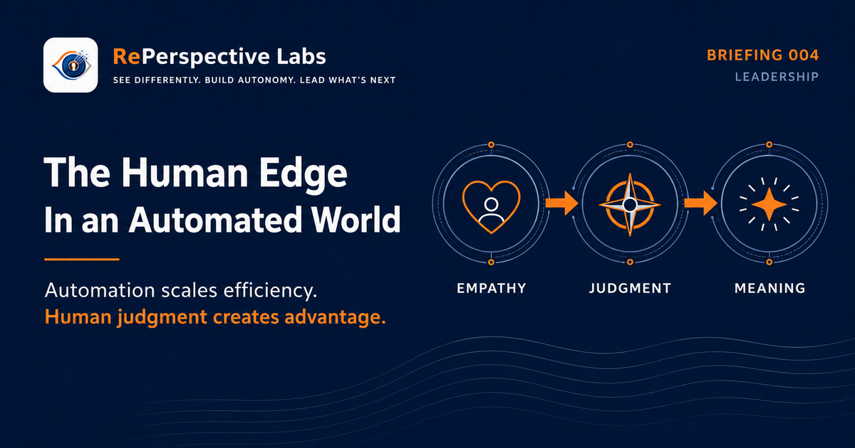 The Human Edge in an Automated World
