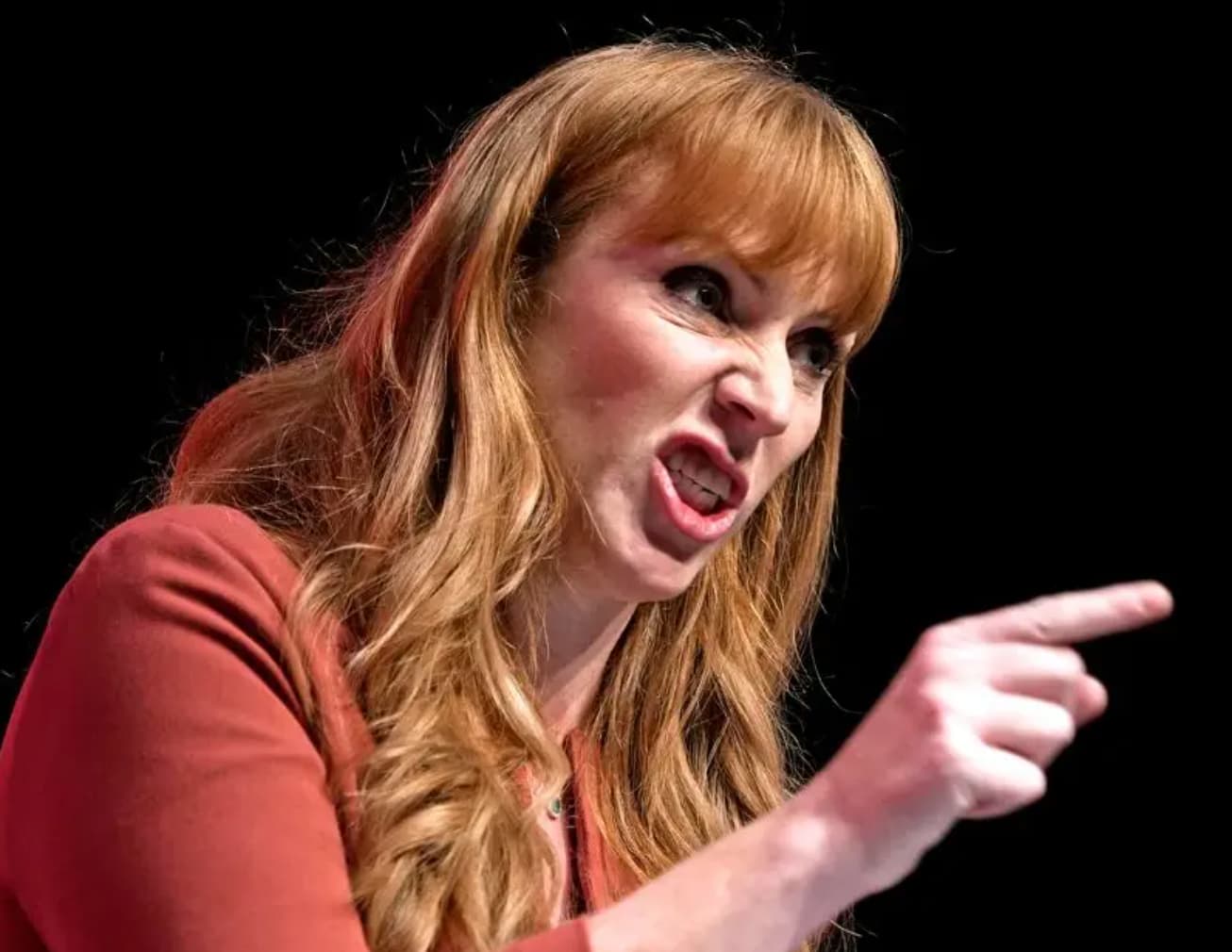 Rachel Reeves looking angry