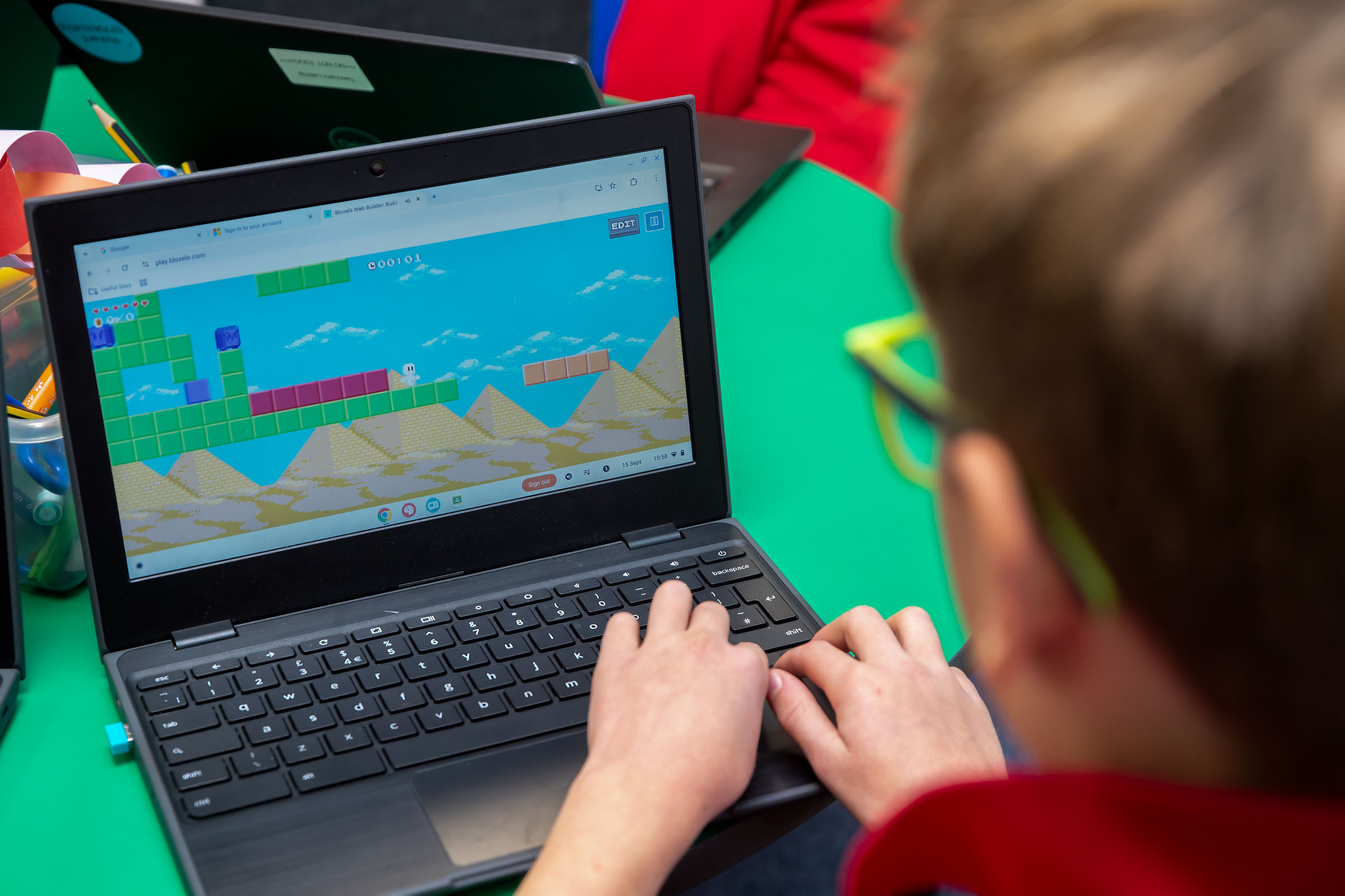 Kids computing classes in schools