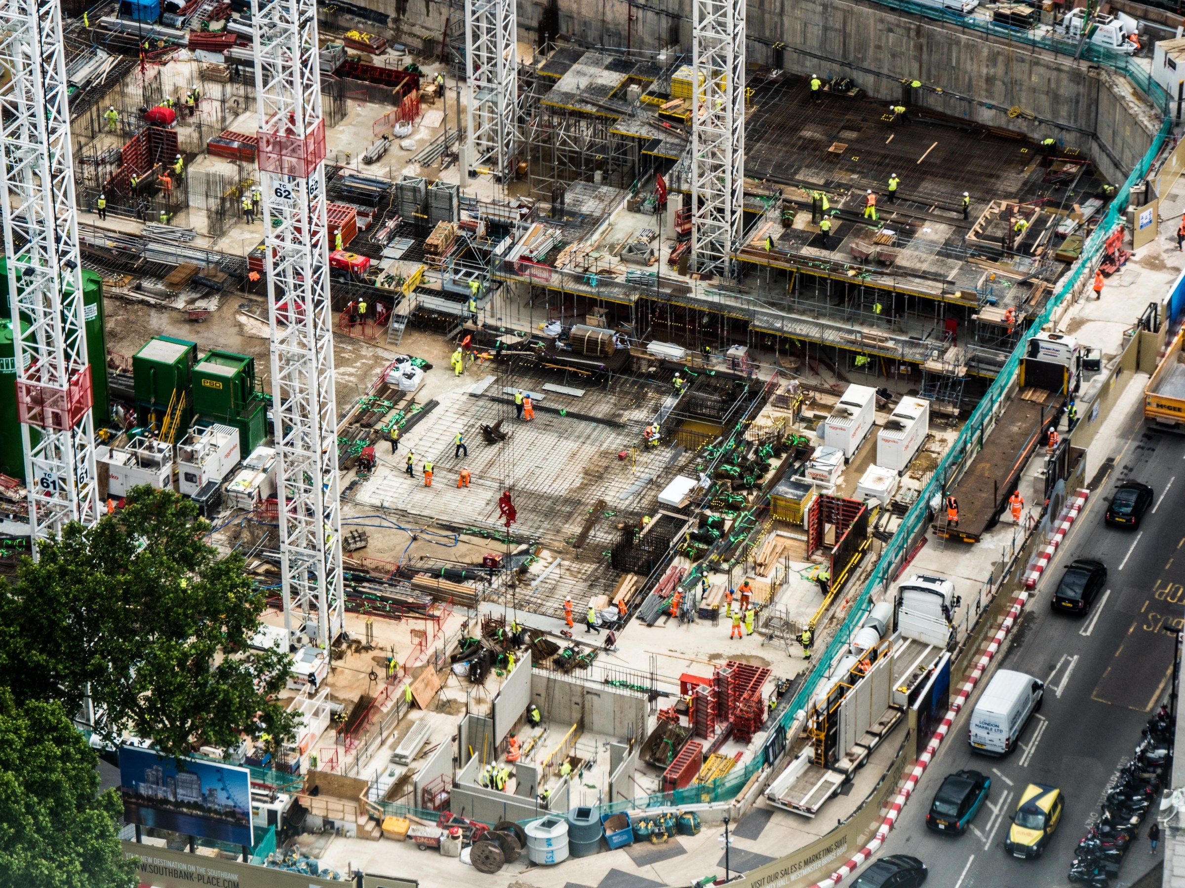 Construction drone monitoring cadence