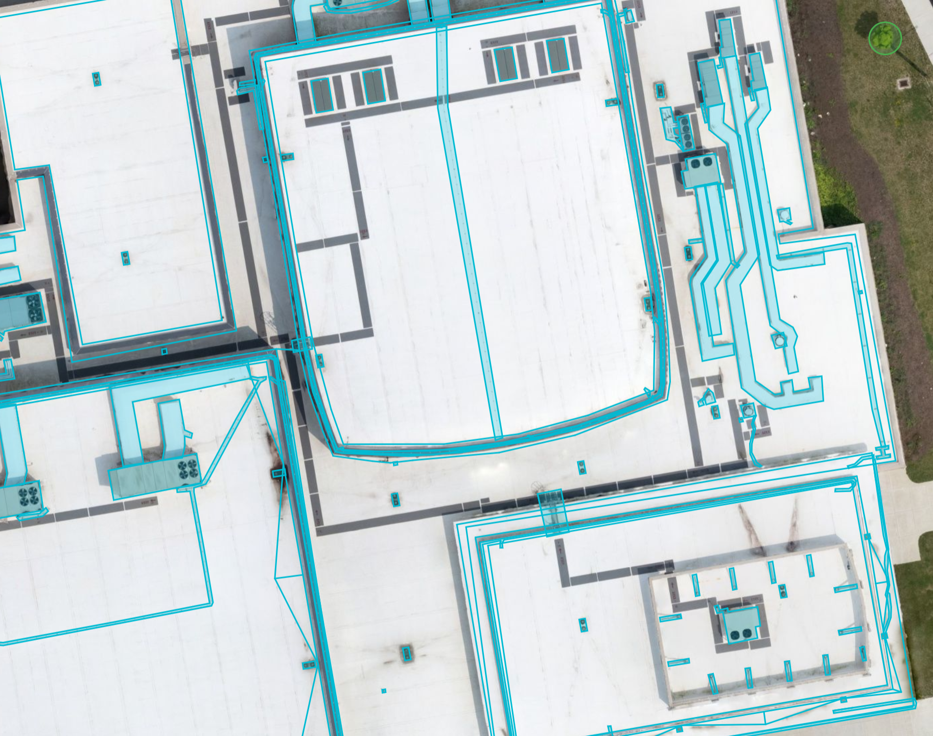 Rooftop CAD modeling workflow