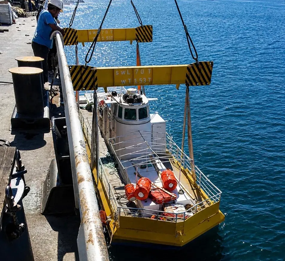 Marine operations support at Port Blair harbour