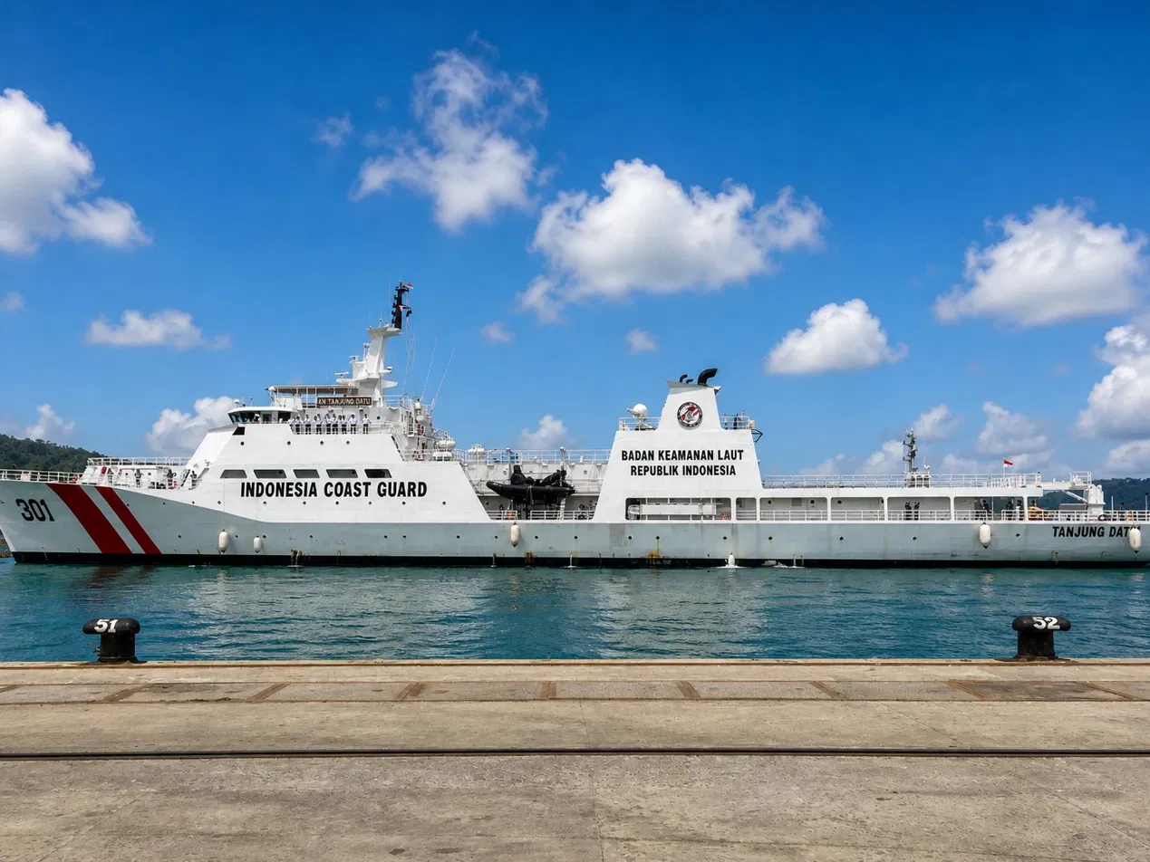 Cargo handling operations at Andaman port