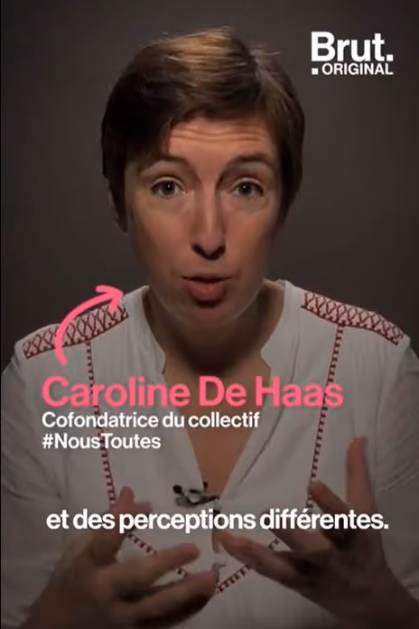 Interview de Caroline de Haas cofondatrice du collectif #NousToutes pour Brut. Panache