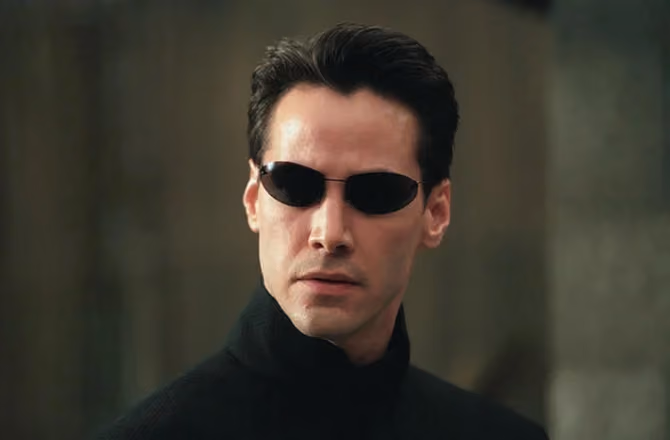 Image de Néo dans Matrix référence à la pilule rouge ou pilule bleue sur les émotions