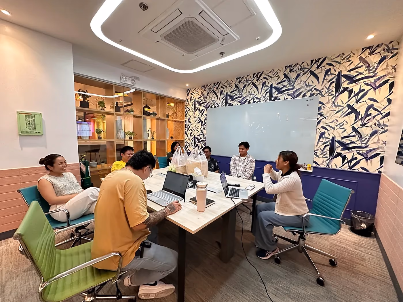 The MGP offshore delivery team in a working session in Manila