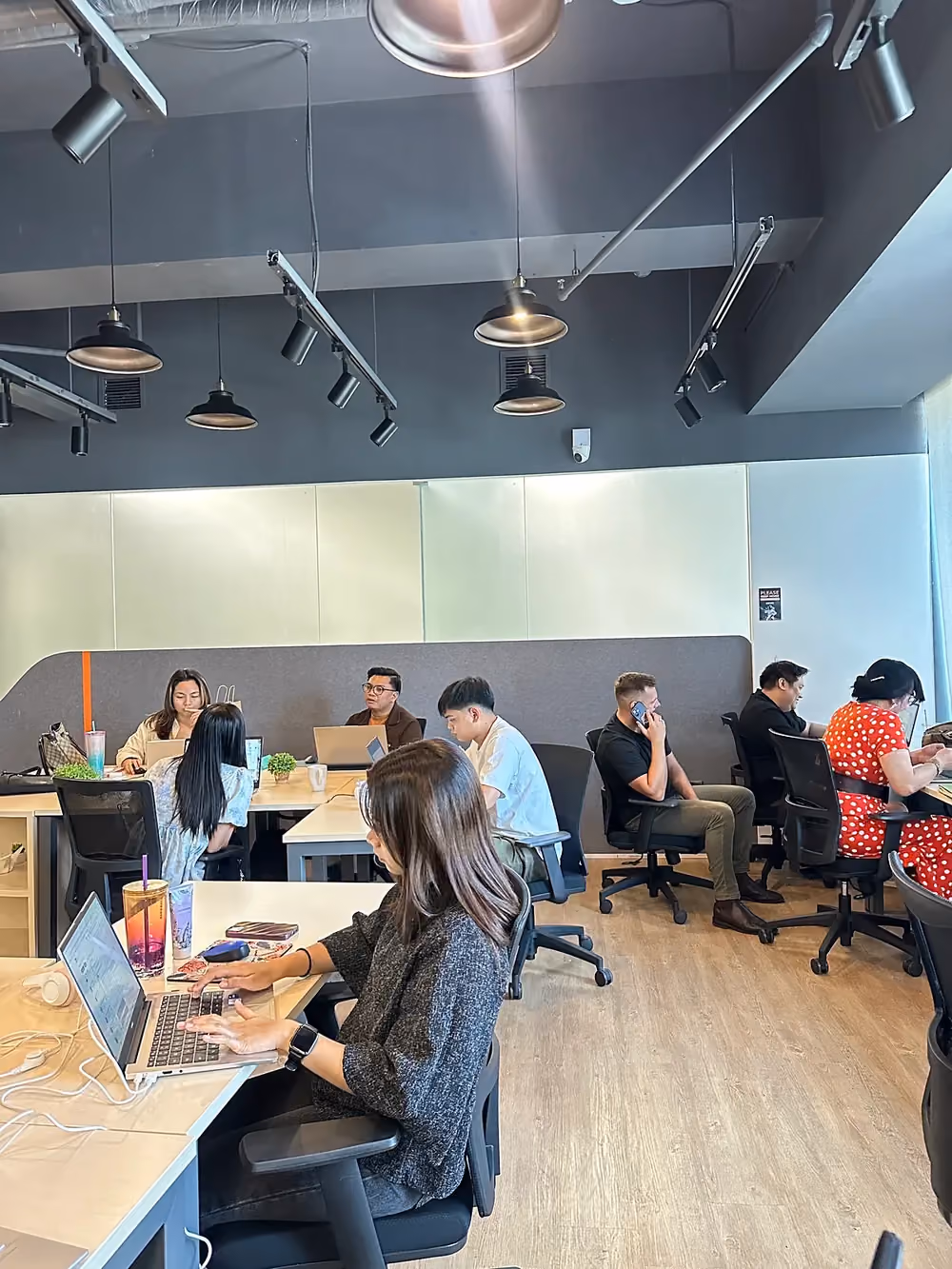 MGP offshore recruiters working at their desks in Manila