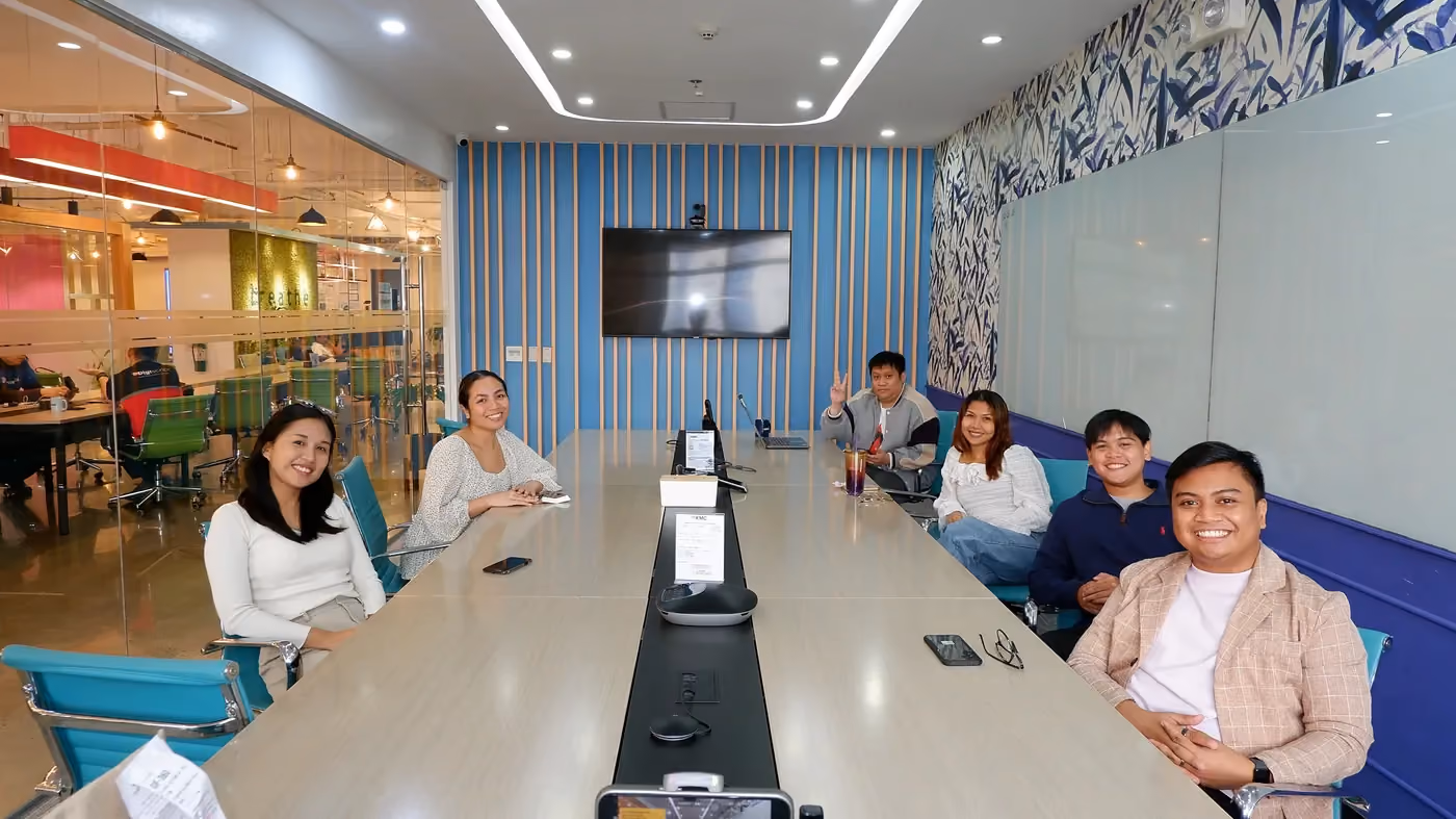 MGP team meeting in the Manila boardroom