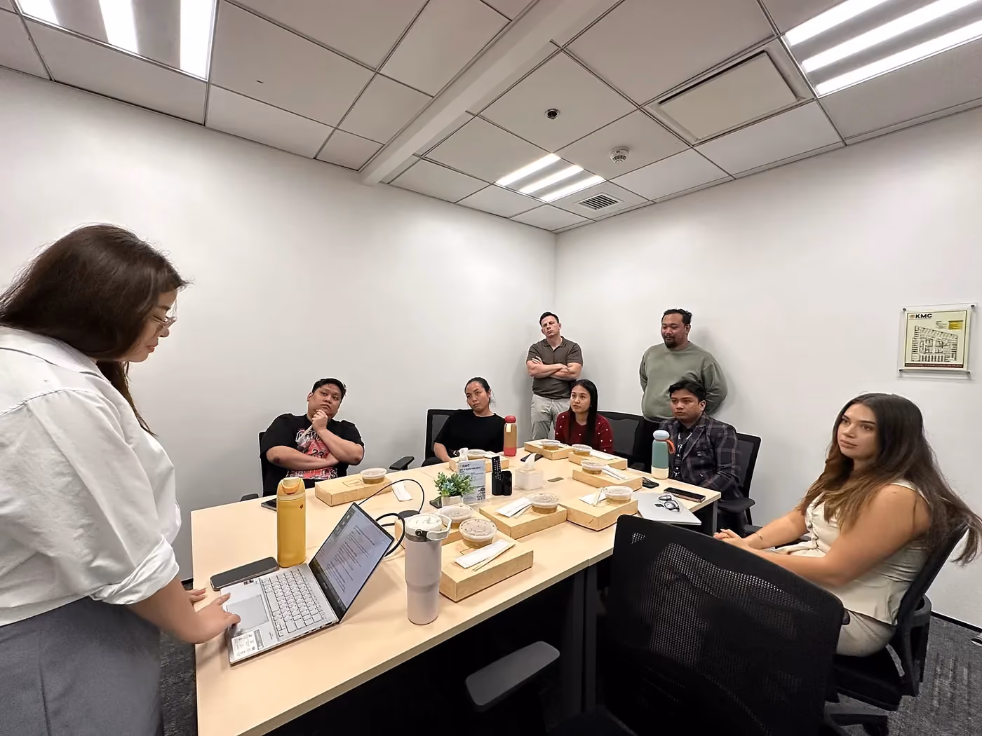 MGP team briefing in the Manila office