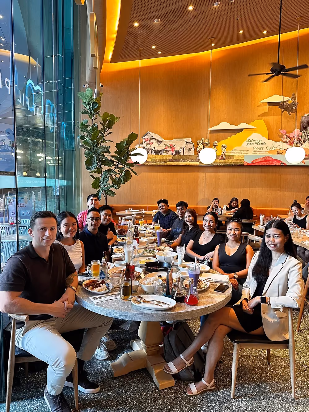 The MGP Manila team at dinner together