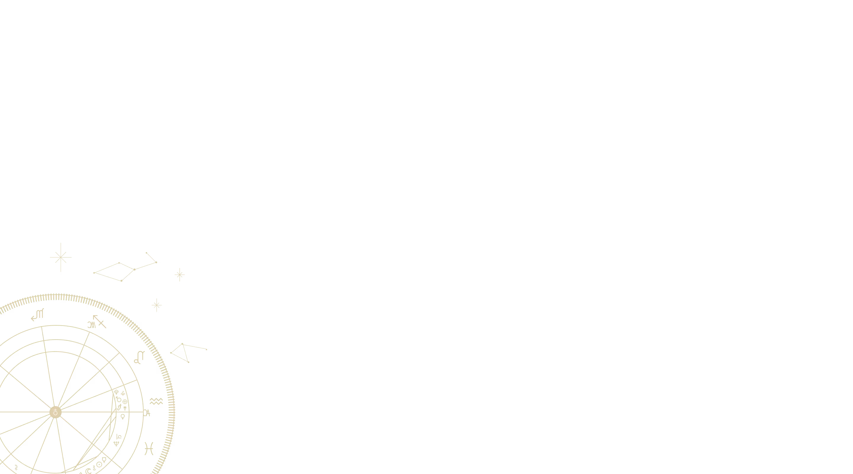 Minimalist black-and-white illustration of a compass rose with decorative stars and dots around it.