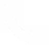 White telephone handset icon on a black background.