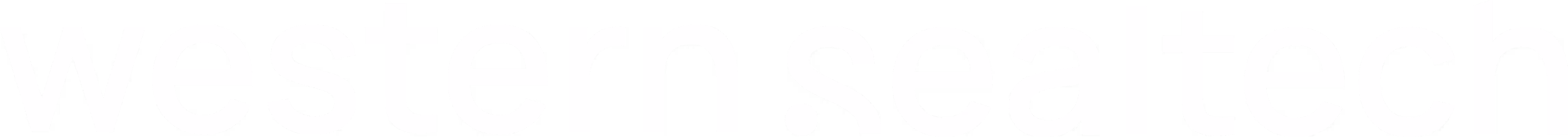 Logo text reading 'western.sealtech' in white lowercase letters on a transparent background.