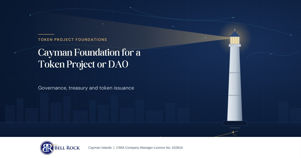 Bell Rock article image: Cayman Foundation for a Token Project or DAO
