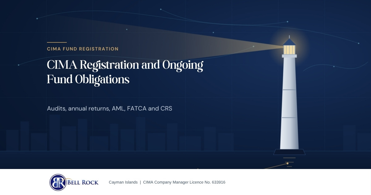 Bell Rock article image: CIMA Registration and Ongoing Fund Obligations