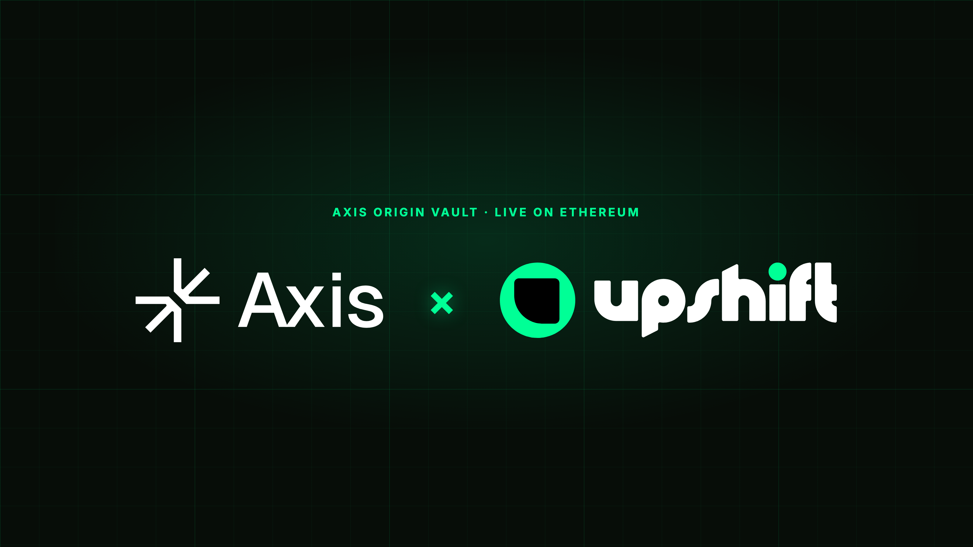 Axis opens its arbitrage book through a USDC/USDT pre-deposit vault on Upshift