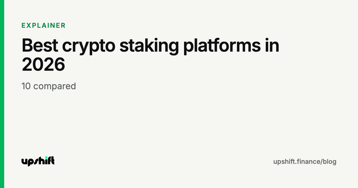 Best crypto staking platforms in 2026: 10 compared