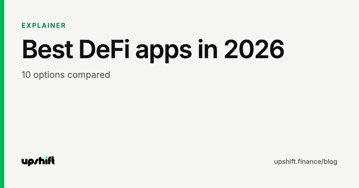 Best DeFi apps in 2026: 10 options compared