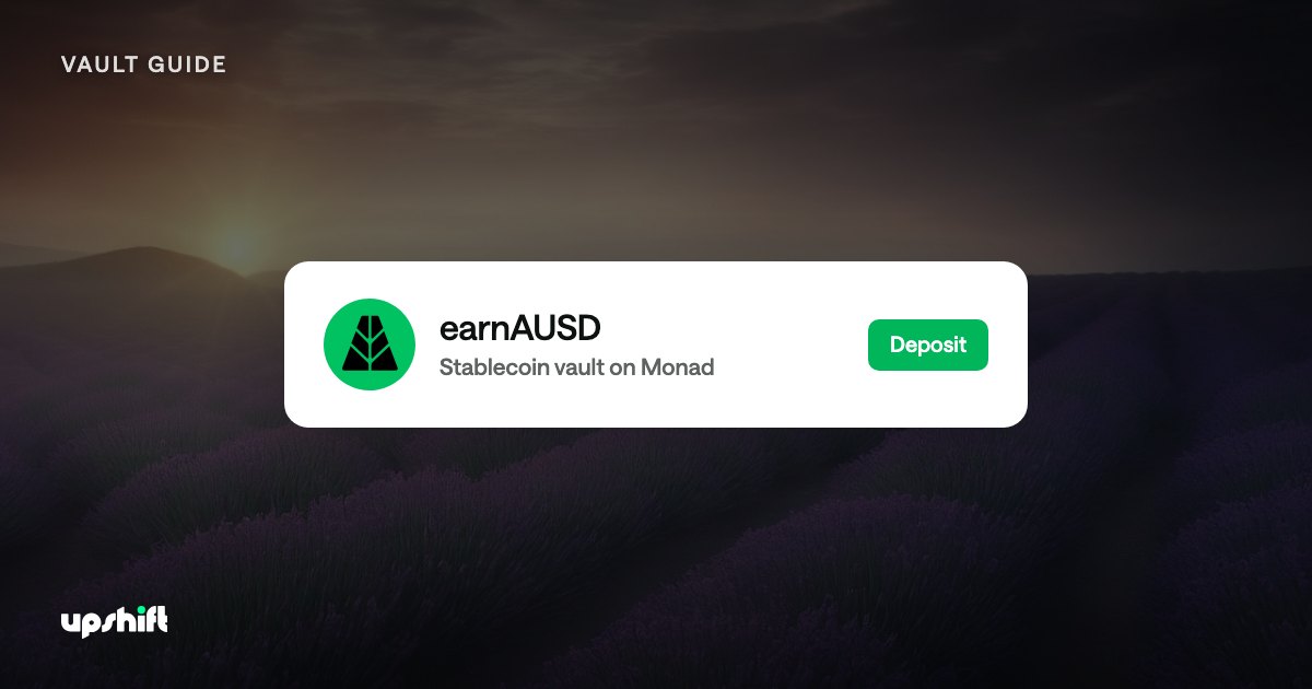 Earning stablecoin yield on Monad with earnAUSD