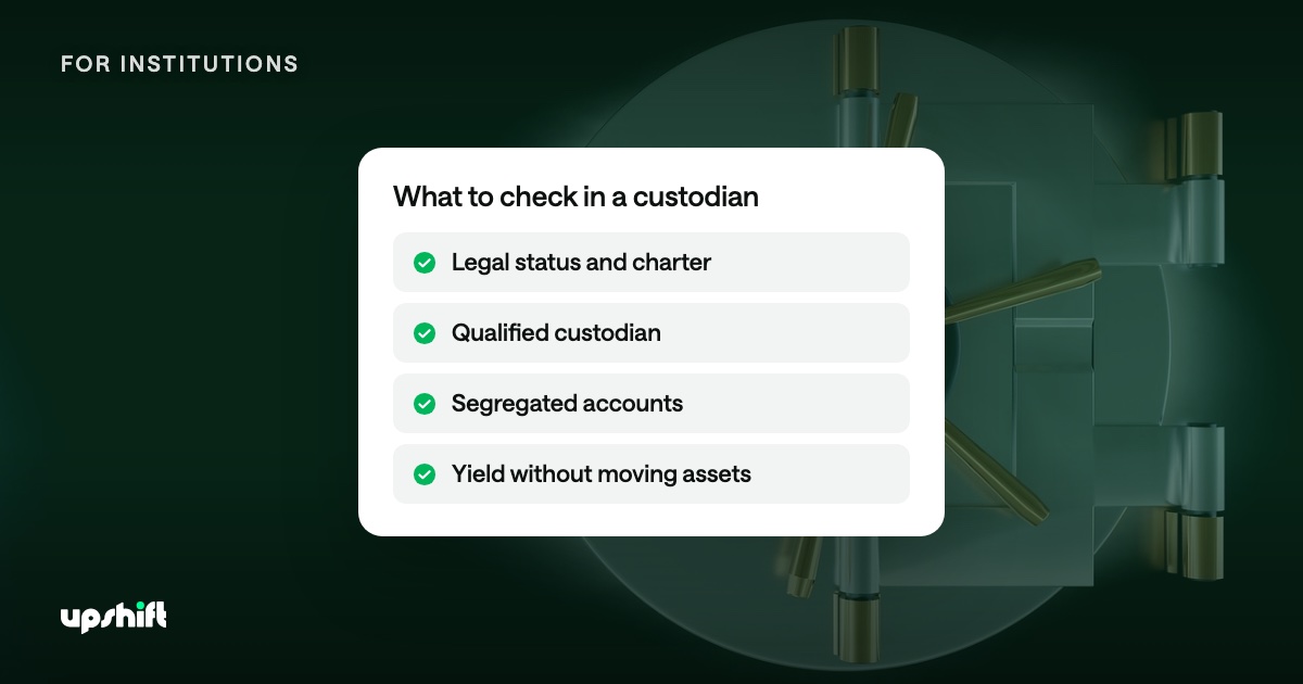 Institutional crypto custody providers compared (2026)