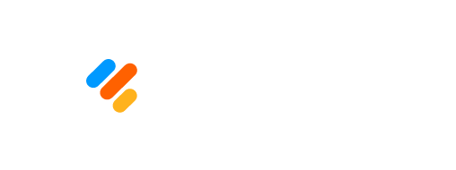 Jotform logo with stylized blue and orange icon to the left of the brand name in white text.