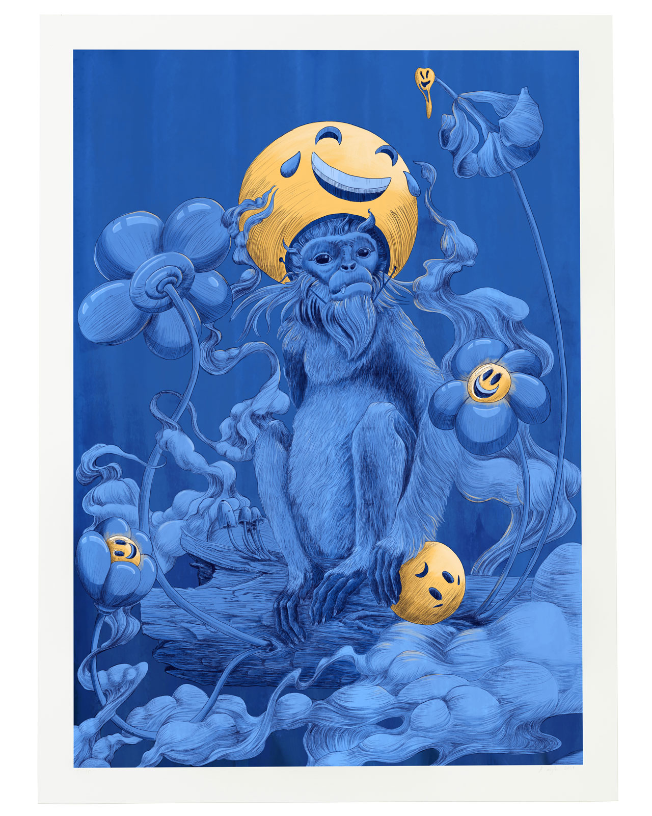 Behind the smiles – limitierter FineArt Giclée Print von Hans-Christian Kogler