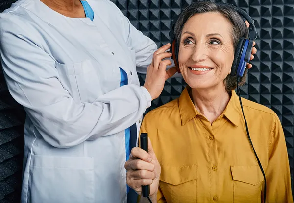 Engaged conversation with hearing care support