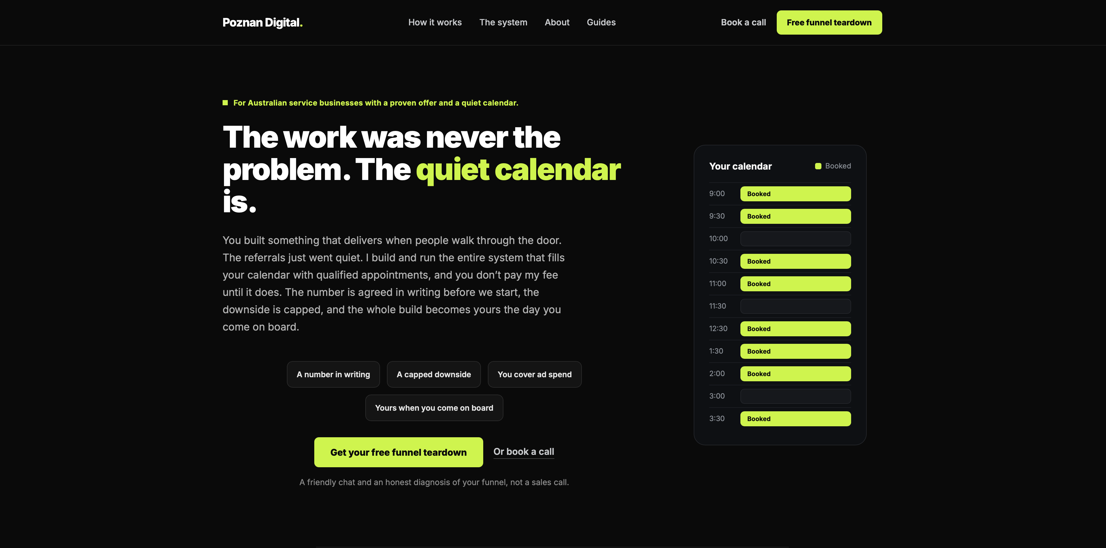 Poznan Digital website, live site screenshot