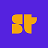 The vivid blue and orange brand logo for Superteam