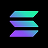 The purple Solana logo