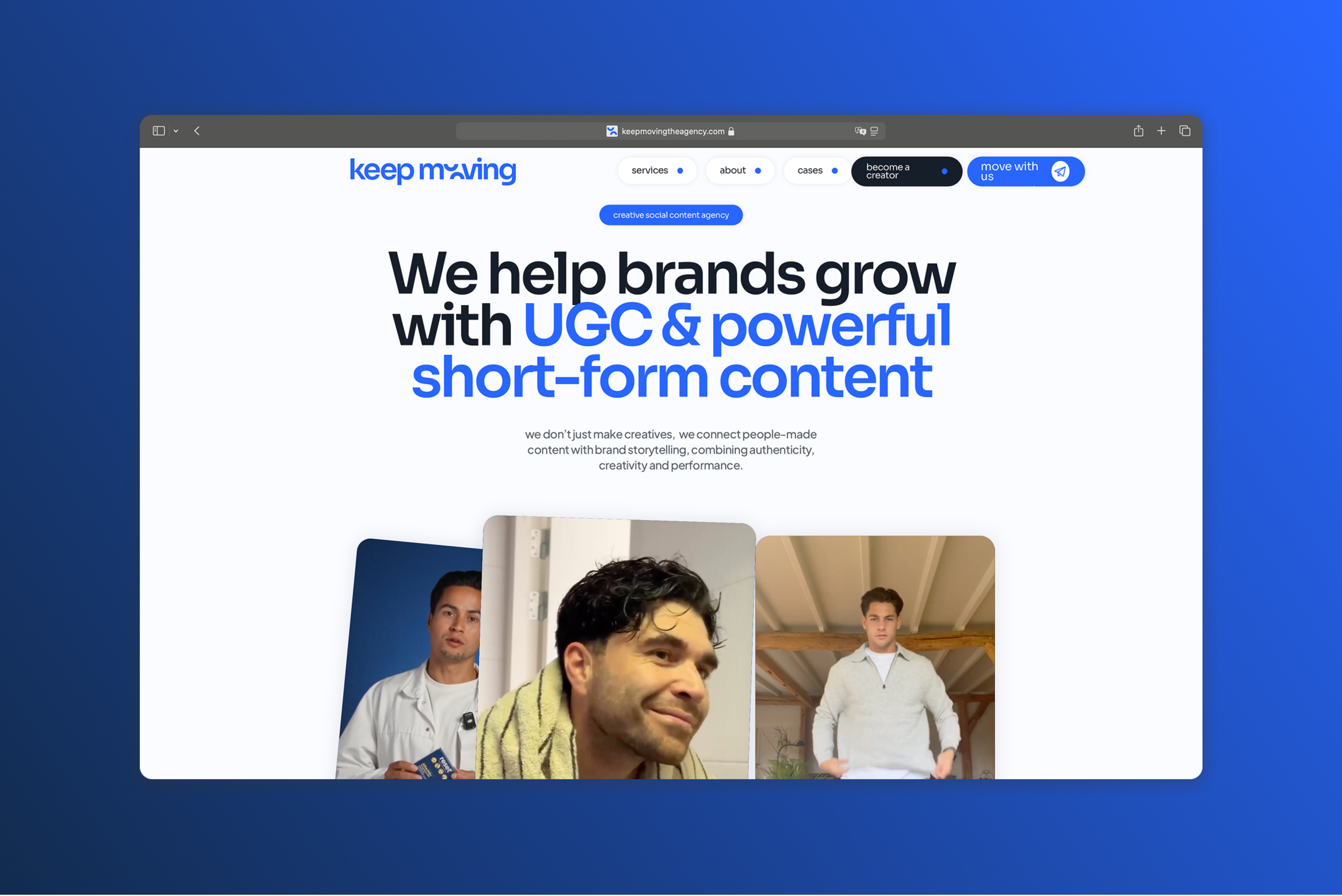 site profile thumbnail