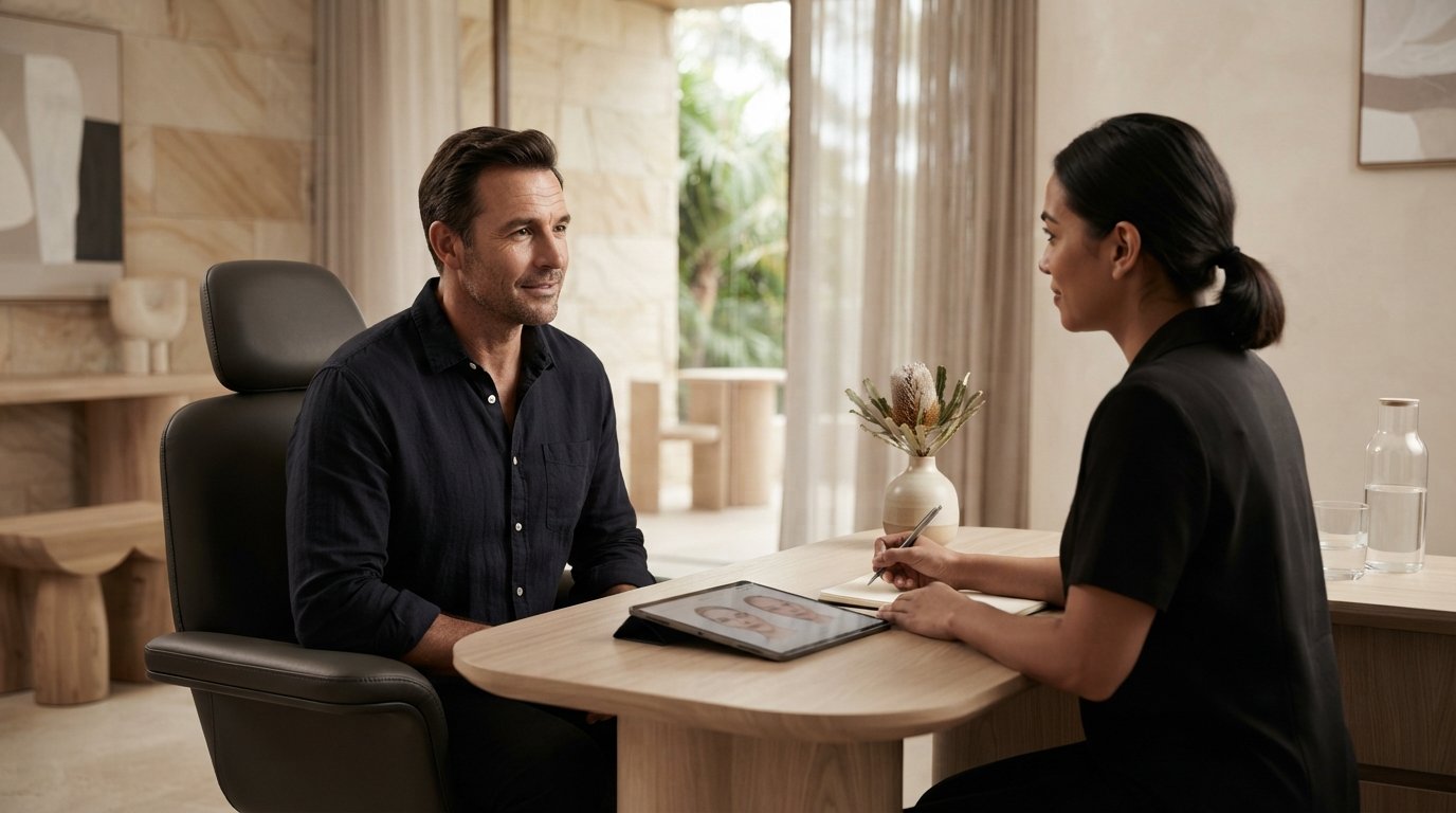 Reducing Forehead Lines for Men in Newstead: A Clinical Guide to Ageing Intelligently
