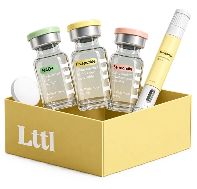 Lttl treatment box with NAD+, Tirzepatide, Sermorelin and Semaglutide