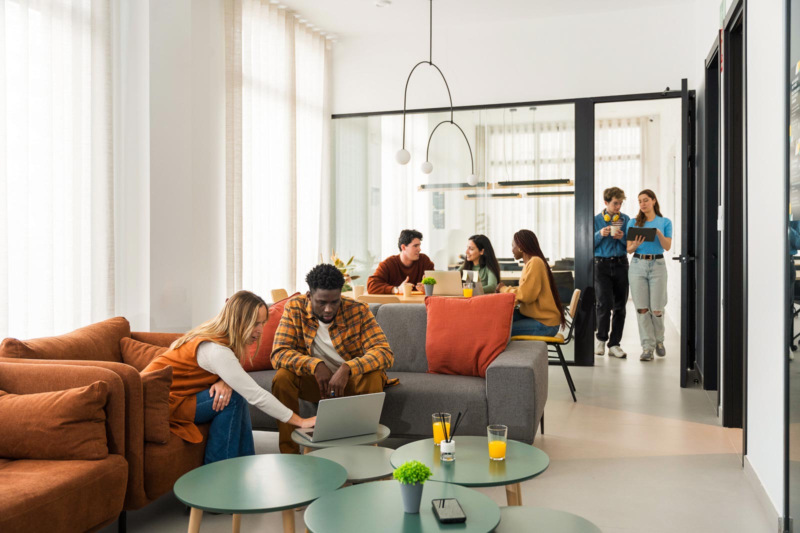 A serviced office that offers maximum flexibility with no long-term commitment.