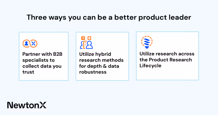 Three ways you can be a better product leader