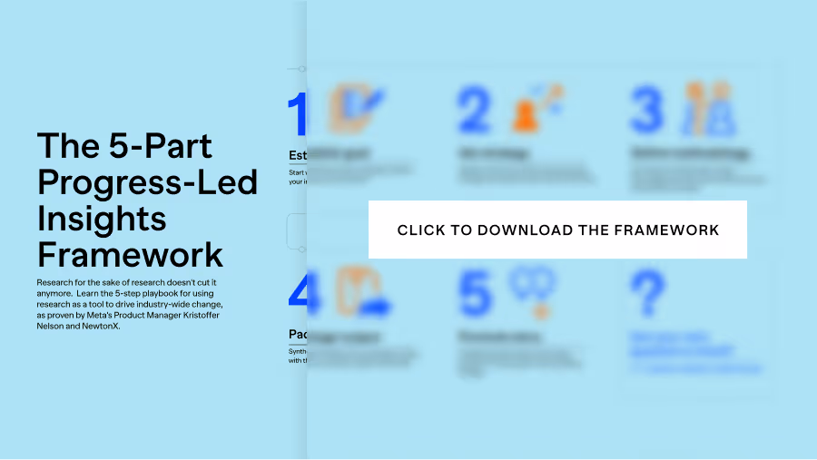 Progress Led Insights Framework