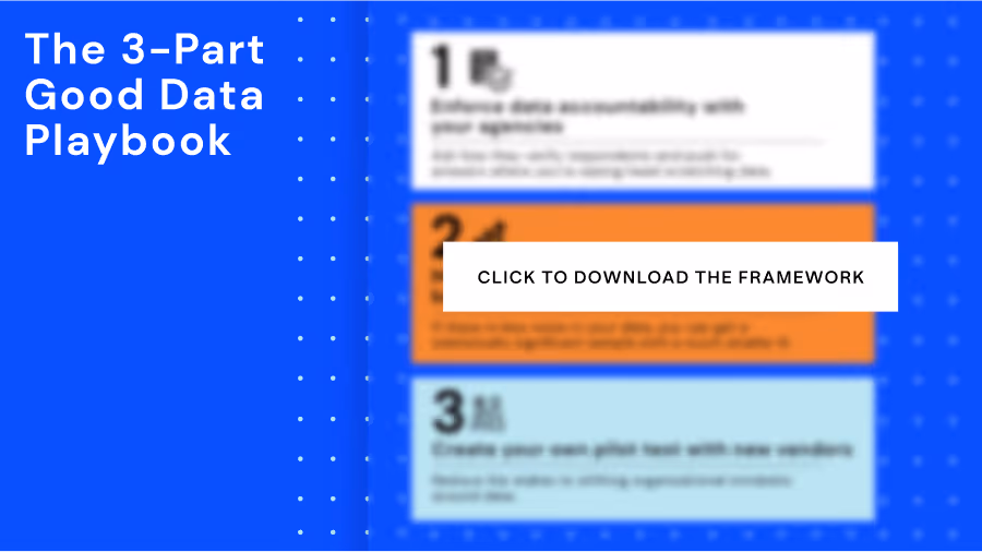 The 3-Part Good Data Playbook teaser