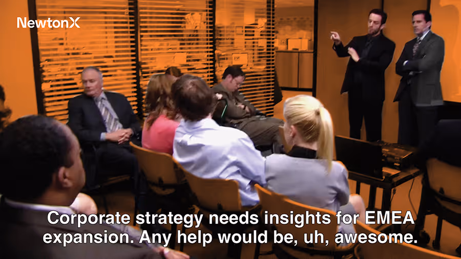 The Office episode 2 research team