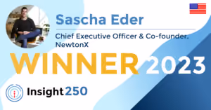Sascha Eder, Insight250 award winner