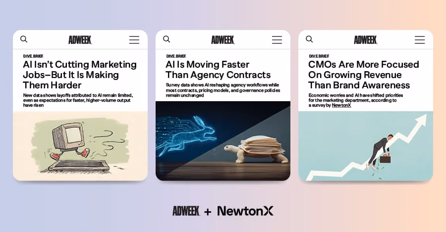 ADWEEK and NewtonX launch first-of-its-kind B2B brand tracker to track long-term sentiment and real-time industry shifts